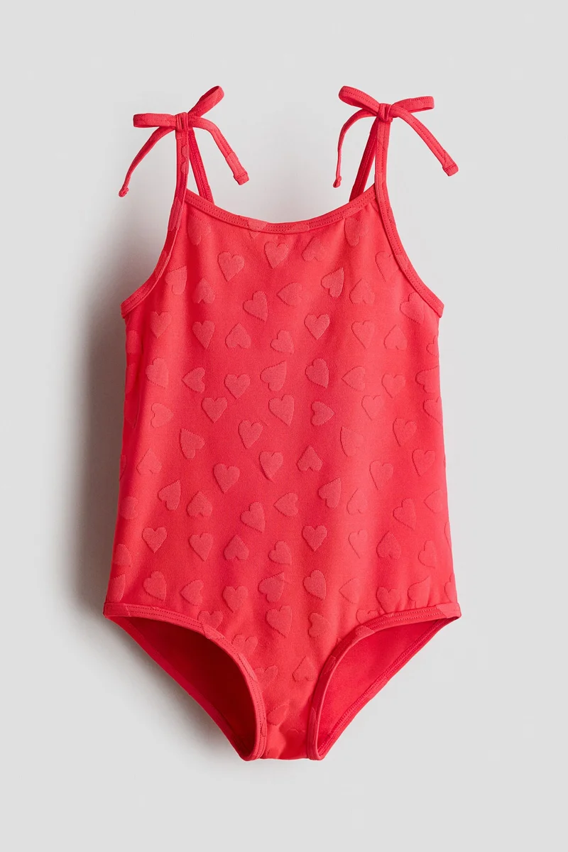 H&M Texture-pattern swimsuit